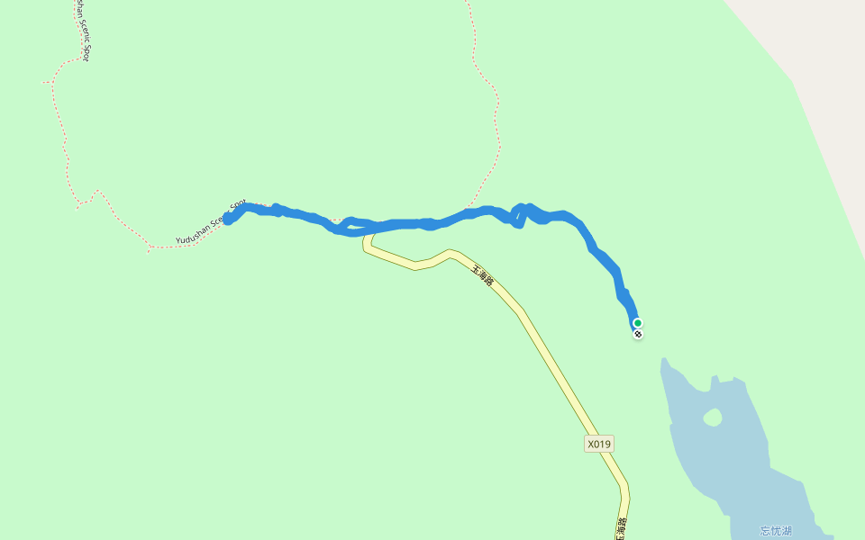 玉渡山草甸–瀑布