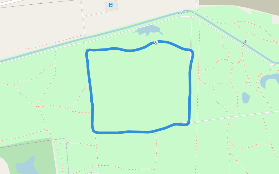 Dongxiaokou Forest Park walking map