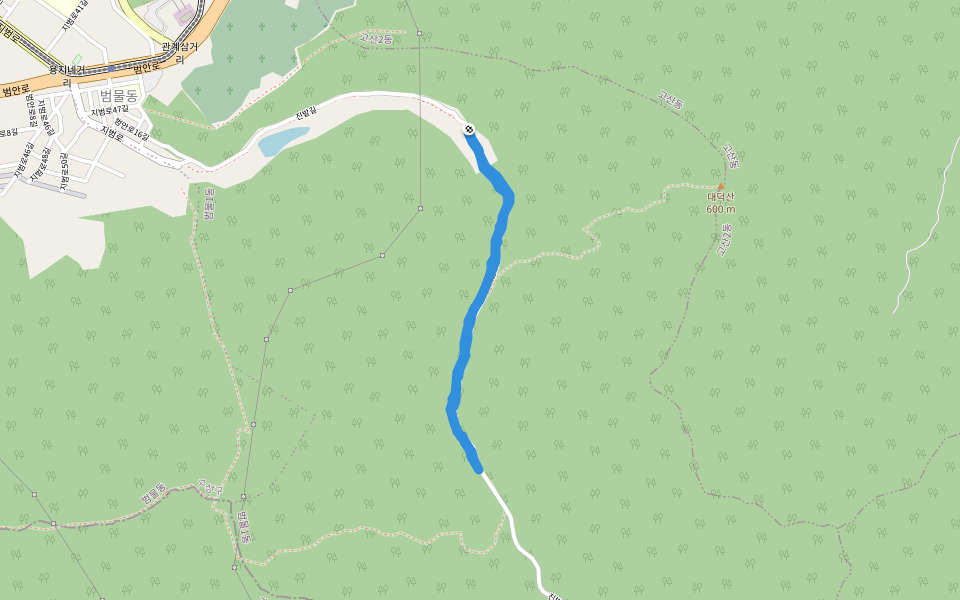 대덕산 최단코스