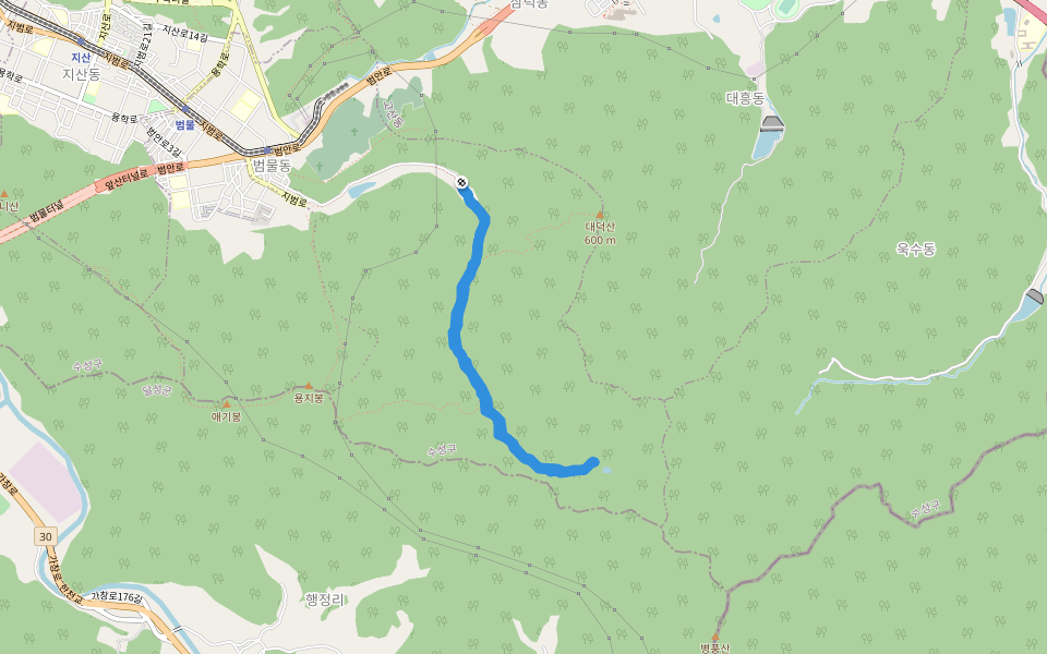 대덕산 최단코스