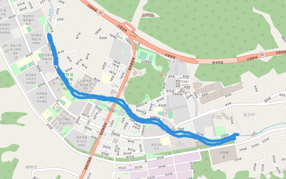 좌광천 생태학습체험 및 산책로