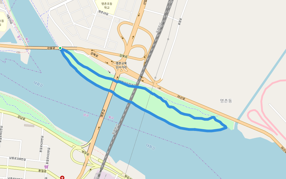 아산로 태화강 공원