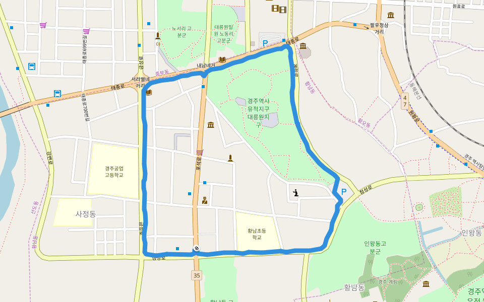 경주역사유적지구 대릉원지구