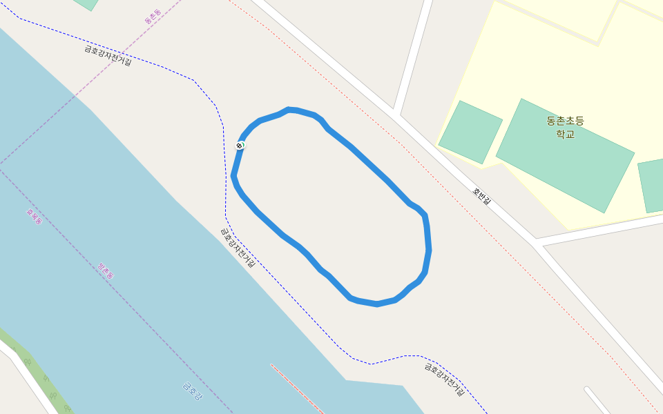 Река Кумхо in Daegu | Walking Map