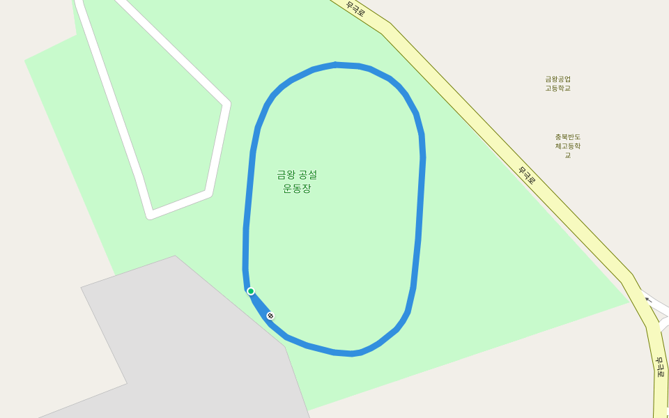 금왕생활체육공원 walking route map in Eumseong