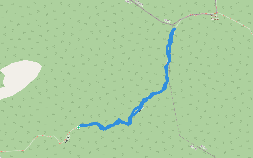 청화산 walking route map in Sangju