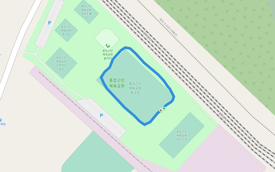 충장근린체육공원 축구장