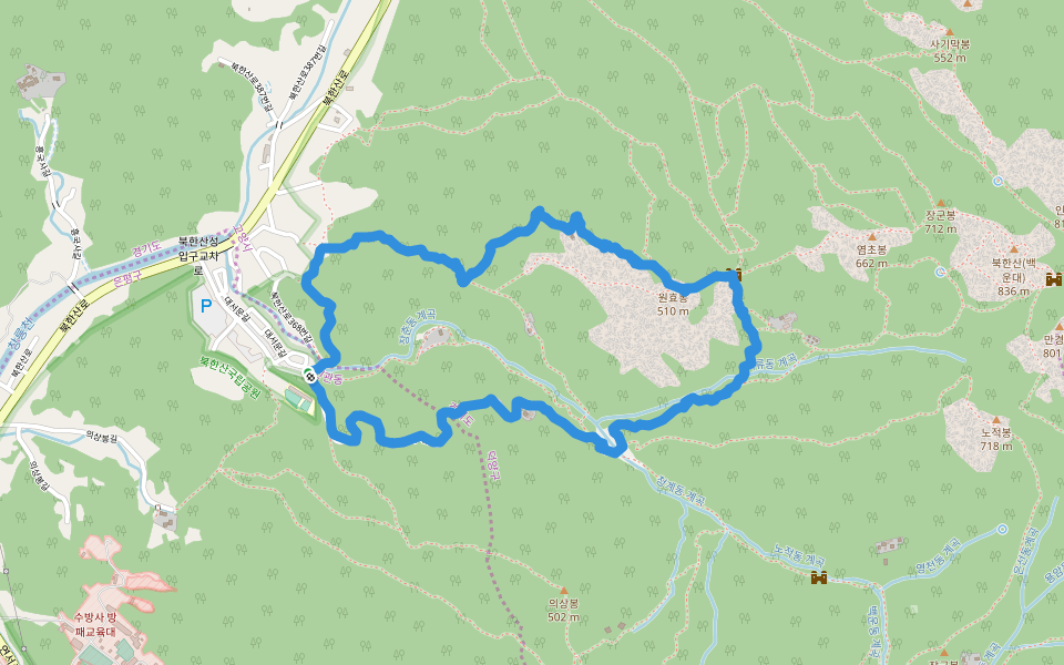 북한산국립공원 원효봉