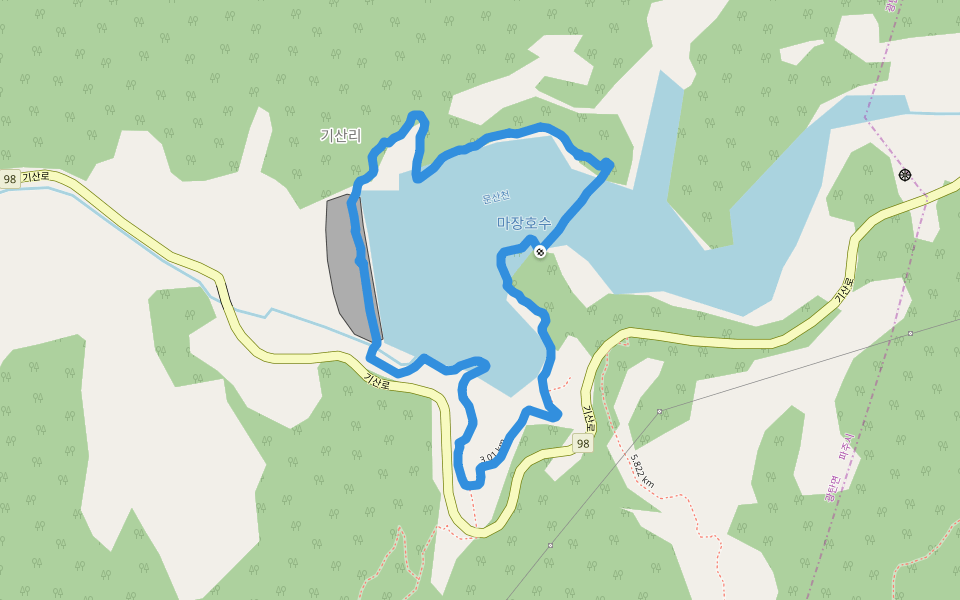 Lake Redman Trail Map Lake Majang Walking And Running Trail - Paju-Si, Gyeonggi-Do, South Korea |  Pacer