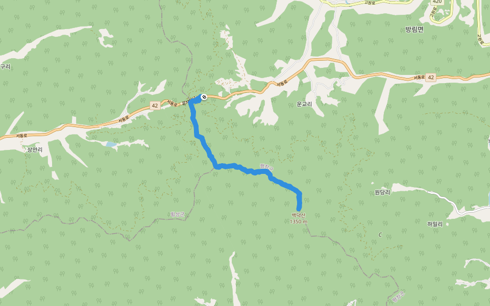 이정표(백덕산27)