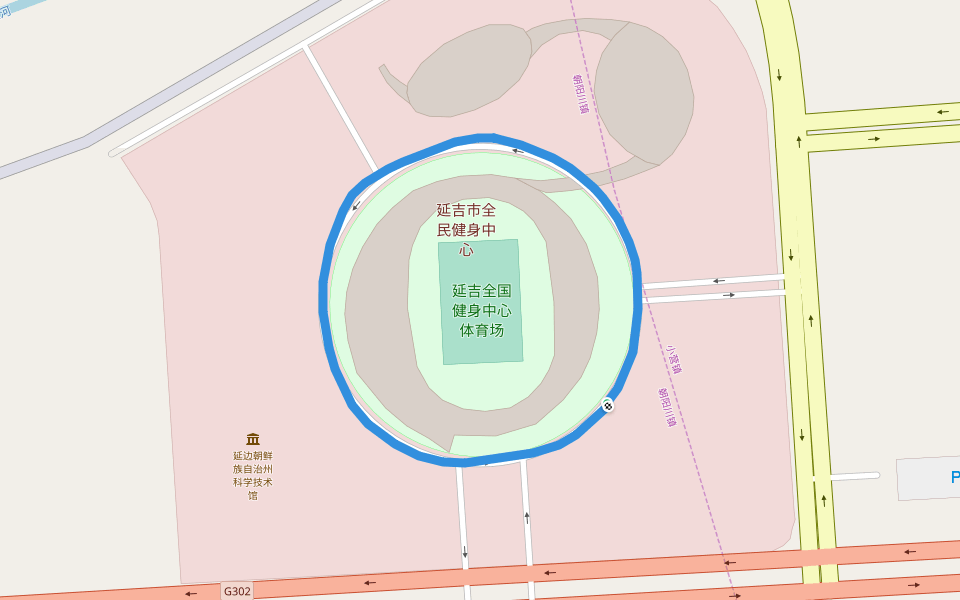 延吉全国健身中心体育场