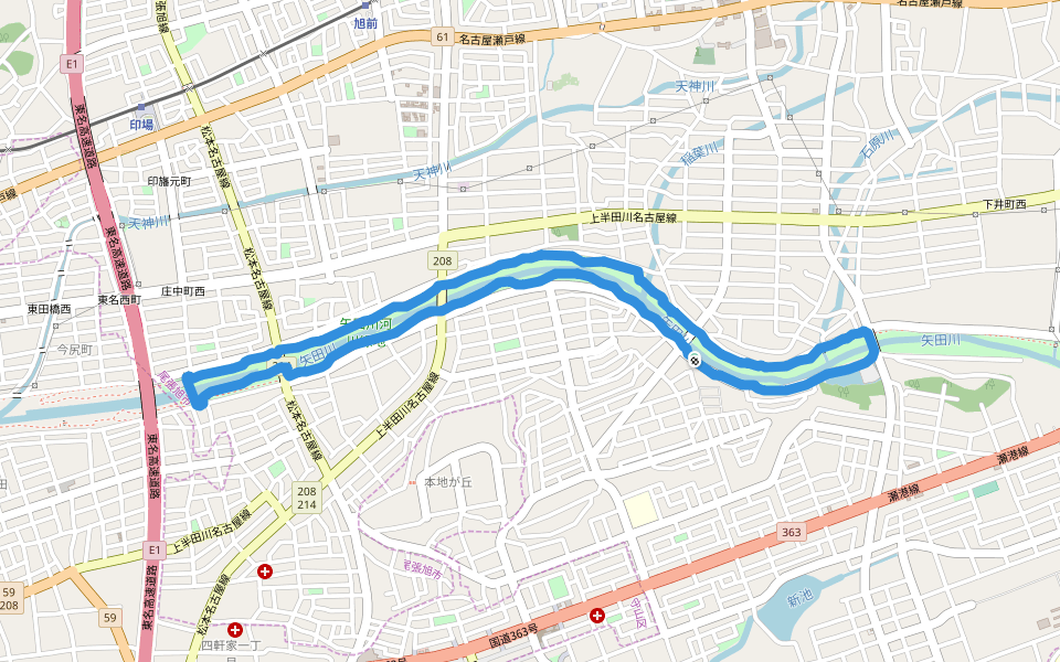 矢田川河川緑地