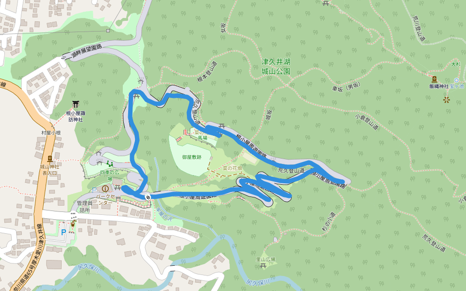 根小屋周遊園路