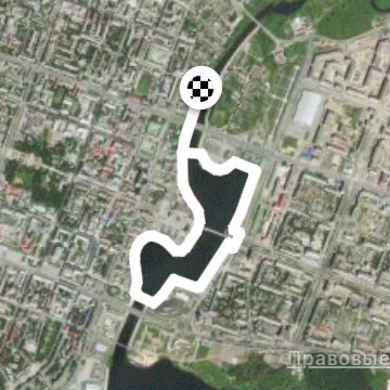 По набережной