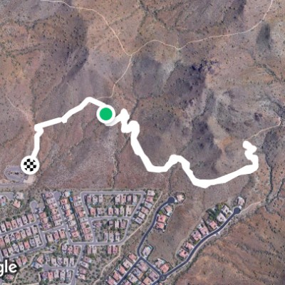 did some trails on desert vista trailhead!