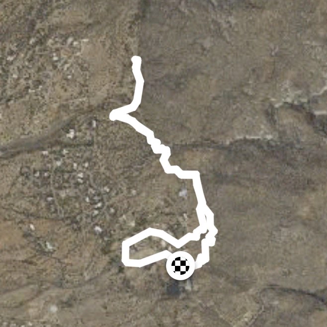 Sandia tramway trail