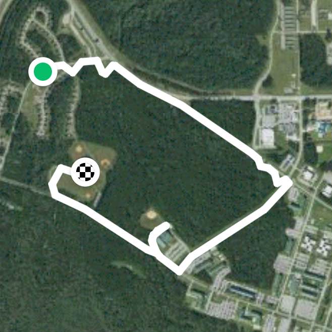 MCAS New River 3 mile Route