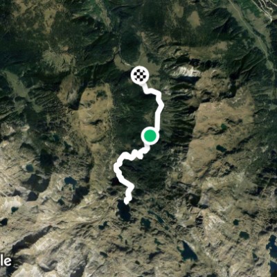 aproximación pico salada desde balneario de Trèdos