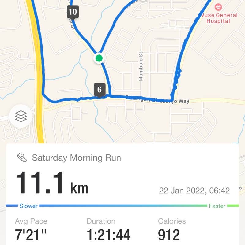 11K Wuse slow run