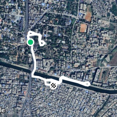 Route near Lakshmi Nagar Colony