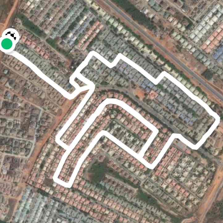 my evening shorter route