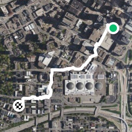 Return walk again, from dispensary