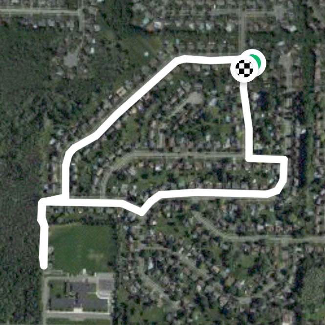 Big loop with school drop off