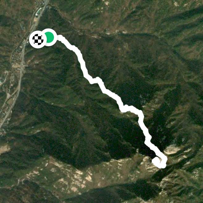 숨은벽능선 백운대