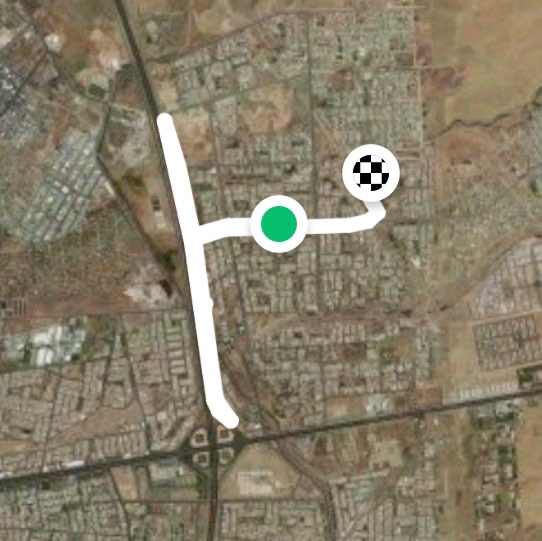 Night walk to M120 road.