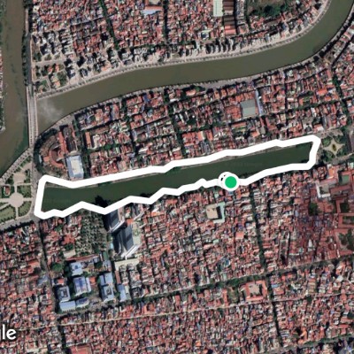 Hồ Tam Bạc - Riverside walk in Haiphong