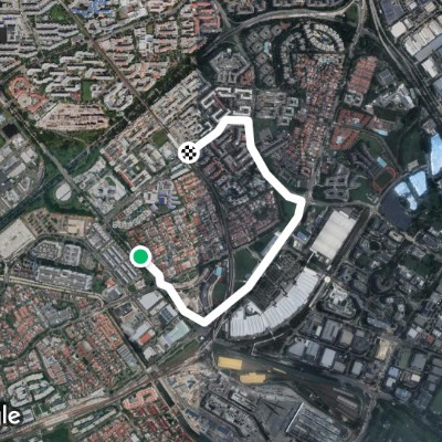 Simei ramble at sunset walking the dog 