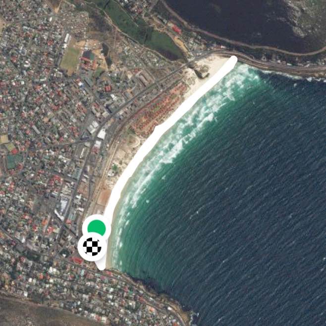 Lo on Fish Hoek Beach