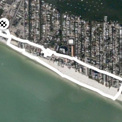 Walk on Fort Myers Beach in Florida