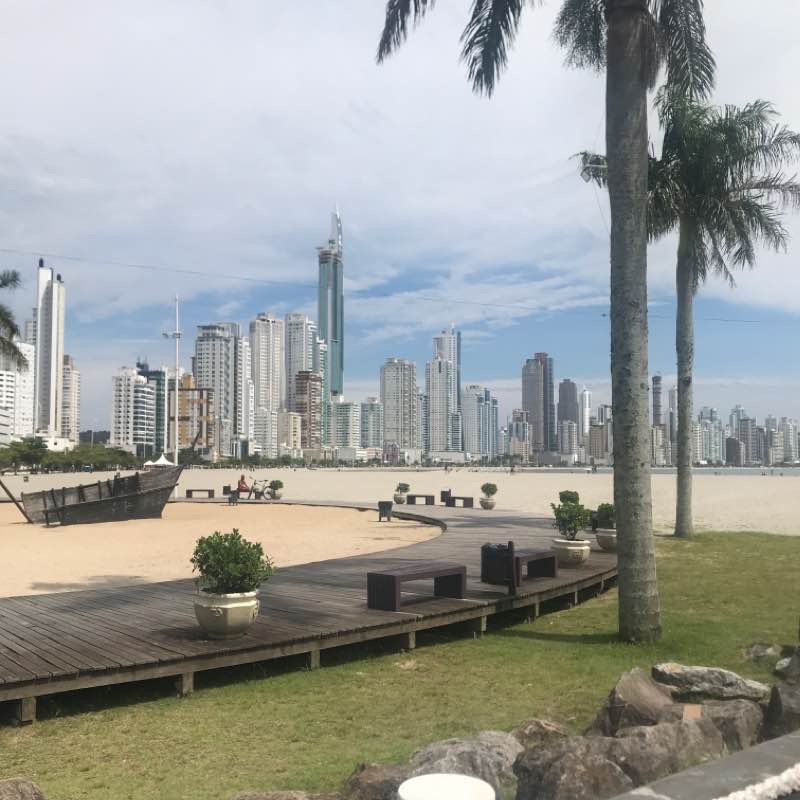 Orla de Balneário Camboriú SC 🇧🇷 Barra sul