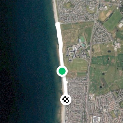 Prom Rossall to Fleetwood