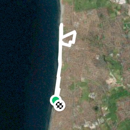 Sunny walk from Norbreck Castle to Cleveleys x