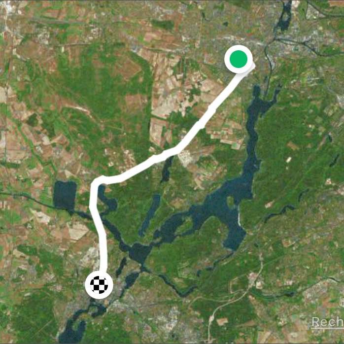 Spandau nach Potsdam