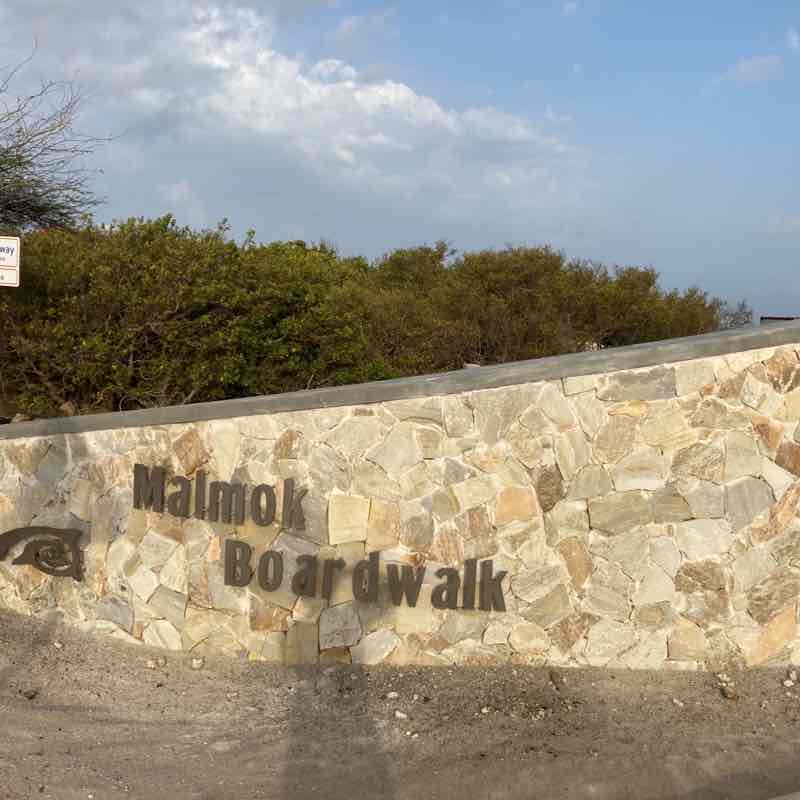 Malmok Boardwalk route