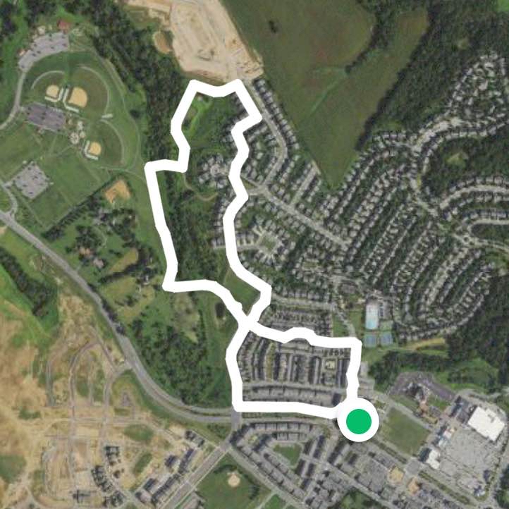 Urbana walking trail