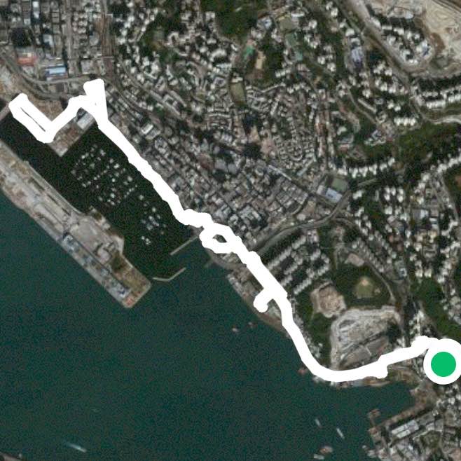 油塘舒服跑十公里路線