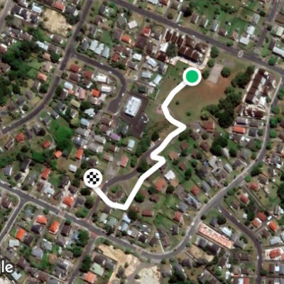 Route near Mount Roskill