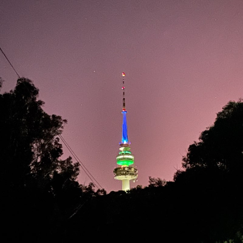 Black mountain summit trail
