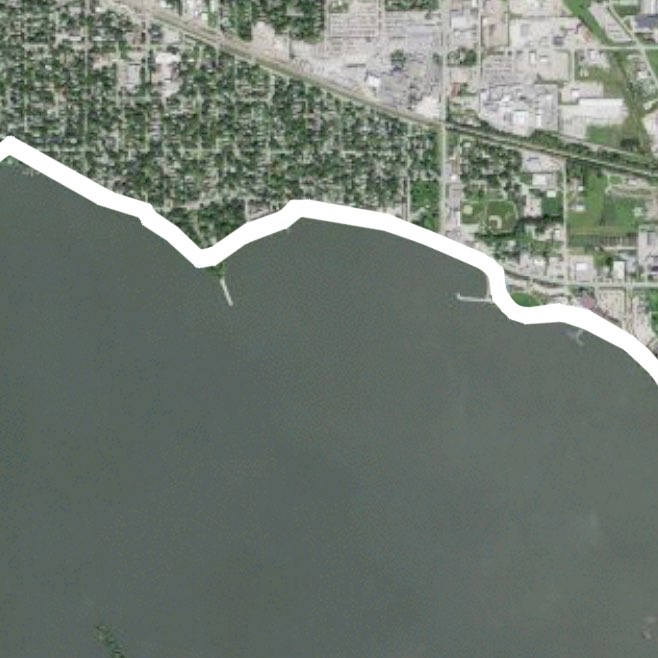 Storm Lake lake front ride.  SE wind, 22mph!