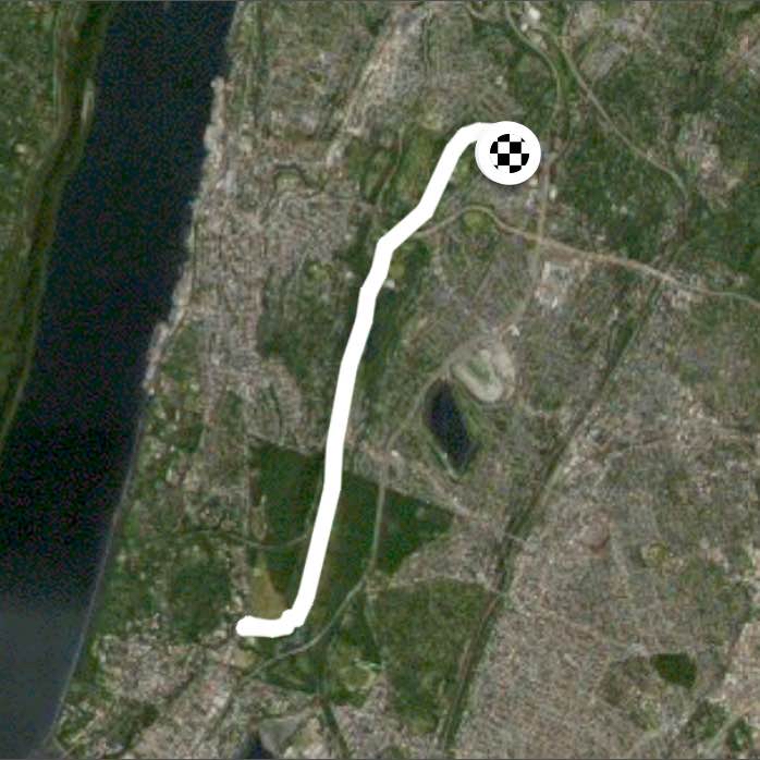Yonkers to Van Cortlandt Park Bx.