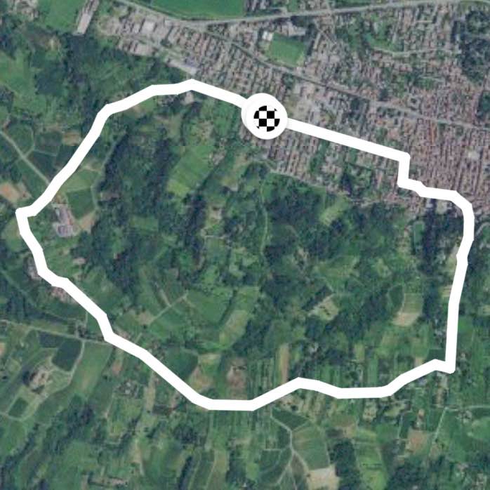 Anello collina san Colombano al lambro