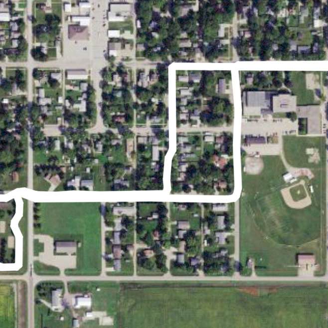 Everly park walk path