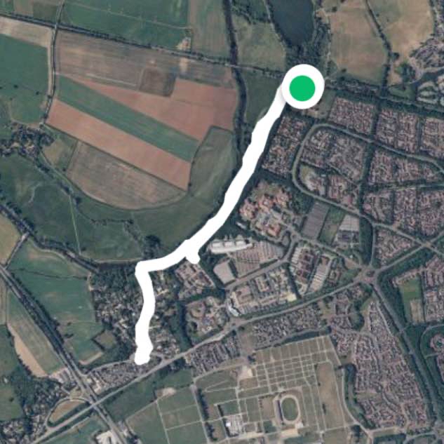 Ferry Meadows to the Cuckoo Pub