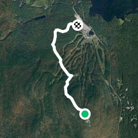 Easy hike up/run like hell down