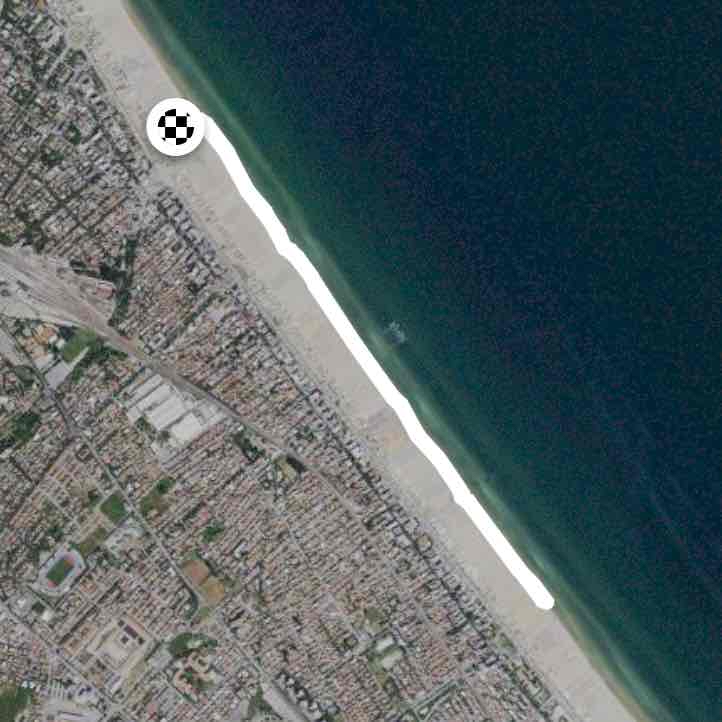 Camminata del 2 giugno sulla battigia di Rimini