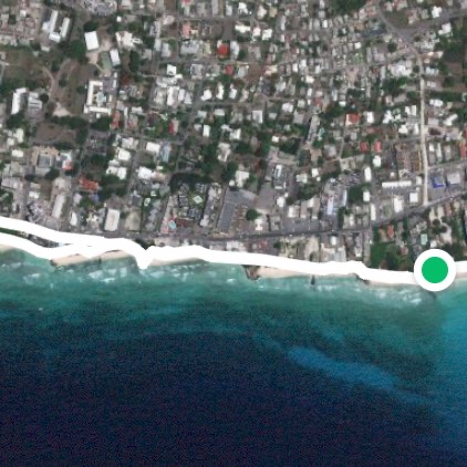 The south coast boardwalk.